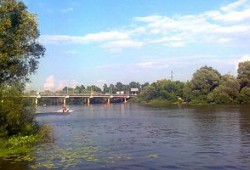 В Брянске произошло падение в реку пассажирского автожира