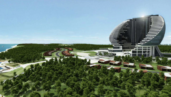 В игорной зоне «Азов-сити» строится пятизвездочный отель